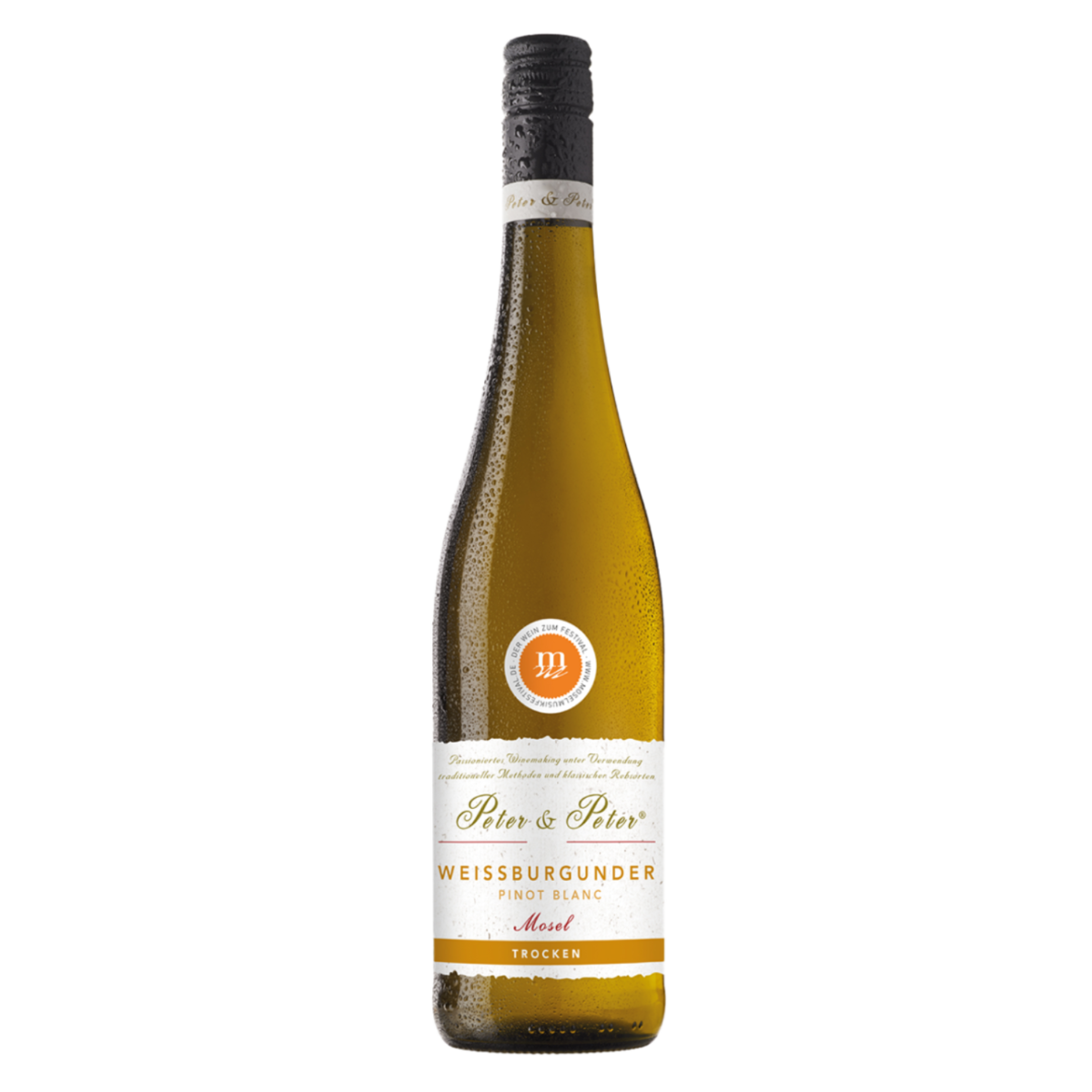 Peter & Peter Mosel Weissburgunder Trocken 2023 - Afbeelding 1